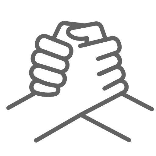 two hands icon